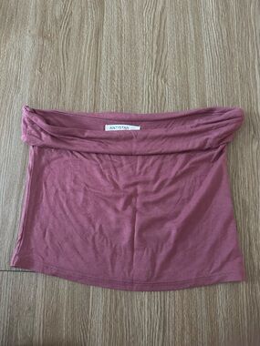 🫐3 for $15🫐 ANTISTAR Women's Rose Pink Fold-Over Crop Top